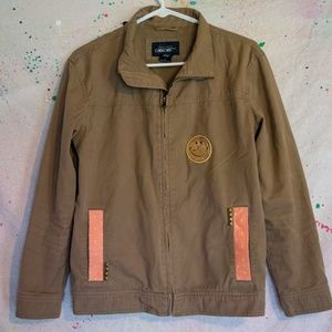 Reinvented Tan Jean Jacket